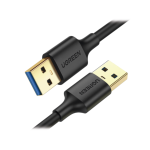 Cable USB-A 3.0 a USB-A 3.0 / 1 Metro / Macho a Macho / Conector Niquelado / Núcleo de Cobre Estañado / Blindaje Múltiple / Velocidad 5Gbps / No Requiere Controlador / Compatible con USB2.0 Y USB 1.1