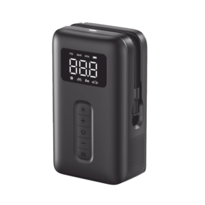 Inflador de Neumáticos | Compresor de Aire Portátil | Bomba de Aire de 150 PSI | Flujo de Aire de 15L/Min | Con Batería Integrada | Cuenta con Luz LED | Ideal para coches, bicicletas, pelotas de motocicleta.