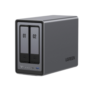 NASync DXP2800 | SO UGOS Pro | Intel N100 12th Gen Intel® 4 Core™ | 2 Bahías SATA hasta 48TB | 2-Bahias (M.2 NVMe) hasta 16TB | 8GB DDR5 (Exp. a 16GB) | Ethernet 2.5G | HDMI 4K | 2* USB2.0 | 1*USB 3.2Gen | 1* USB 3.2Gen2 | 1*USB-C 3.2Ge