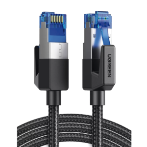 Cable Ethernet Cat8 Class F/FTP Redondo con Malla de Nylon 5 Metros (16.40 Pies)