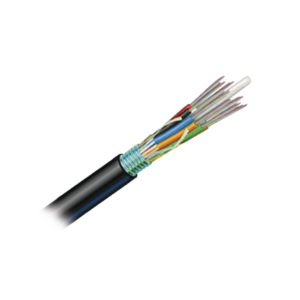 Cable de Fibra ?ptica de 12 Hilos, OSP (Planta Externa), No Armada, Gel, MDPE (Polietileno de Media Densidad), Monomodo OS2, 1 Metro (3.28 Pies)