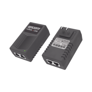 Adaptador de pared / Inyector PoE / 24 Vcc / 1 A / Controlado por chip IC / Protección contra OV, OC, SC, UV/ Fácil de instalar