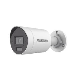 [Dual Light + 2 Micrófonos Integrados] Bala IP 8 Megapixel (4K) / Lente 2.8 mm / 40 mts Luz Blanca + 40 mts IR / ACUSENSE / Exterior IP67 / WDR 120 dB / PoE  / Micro SD / Metal / ACUSEEK