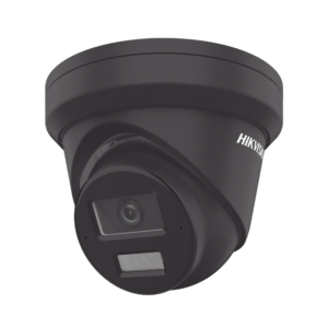 [Dual Light + 2 Micrófonos de Doble Matriz] Turret IP 4 Megapixel / Color Negro / Lente 2.8 mm / 30 mts Luz Blanca + 30 mts IR / ACUSENSE / Exterior IP67 / WDR 120 dB / PoE / ONVIF / Micro SD / Metal / ACUSEEK