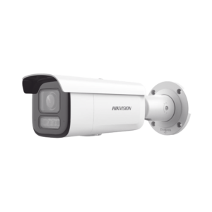 [Dual Light + 2 Micrófonos Integrados] Bala IP 4 Megapixel / Lente Mot. 2.8 a 12 mm / 60 mts Luz Blanca + 60 mts IR / ACUSENSE / Exterior IP67 / IK10 / WDR 120 dB / PoE+ / ONVIF / Alarmas I/O / Micro SD / Metal / ACUSEEK