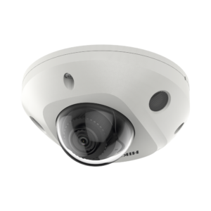 Mini Domo IP 6 Megapixel / Lente 2.8 mm / 30mts IR EXIR / Micrófono Integrado / Exterior IP67 / IK08 / PoE / DARKFIGHTER / Alarmas y Audio I/O / ONVIF / Micro SD / 4 Analíticos: AcuSense, Deteccion Facial, Conteo de Personas por Cruce y Zona