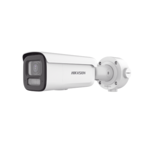 Bala IP 8 Megapixel (4K) / Lente Mot. 2.7 a 13.5 mm / Dual Light (60 mts IR + 60 mts Luz Blanca) / Darkfighter S / Exterior IP67  / IK10 / WDR 130 dB / 4 Analíticos: AcuSense, Deteccion Facial, Conteo de Personas por Cruce y Zona