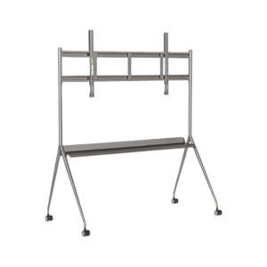 Montaje de Piso Móvil para Pantallas de 75 y 86" / Compatible con VESA / Incluye Soporte para Pantalla