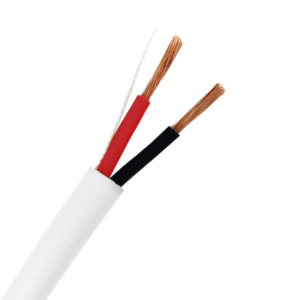 Bobina de 152 Metros (500 Pies) / 16AWG 2 Conductores / Cable Profesional de ALTA FIDELIDAD 100% Cobre / Interior / Color Blanco / Libre de Ox?geno / Para Aplicaciones de Audio, Control de Acceso y Automatizaci?n