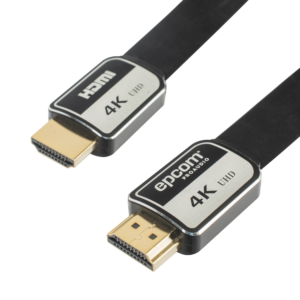 Cable HDMI de 3 Metros (9.84 Pies) | Alta Definici?n | Versi?n 2.0 | Alta Velocidad 18Gbps | 4K@60Hz | Conectores Chapados en Oro | Tipo Plano