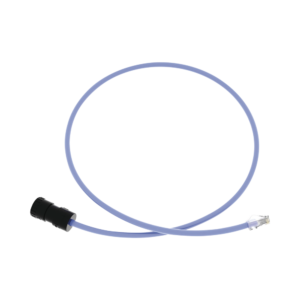 Cable de Conexi?n en Campo Jack a Plug RJ45, Categor?a 6A, CMP (Plenum), 1 Metro (3.28 Pies), Color Azul