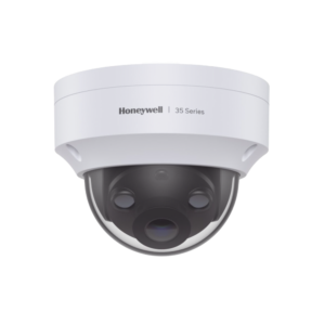 Domo IP 3 Megapixel / Lente 2.8 mm / 40 mts IR / Ultra Baja Iluminación / NDAA / ONVIF / Exterior IP66 / Antivandalico IK10 / Ultra Baja Iluminación / H.265 / PoE / Serie 35 / Honeywell Security