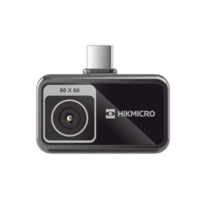 MiniE - Cámara Termográfica para Smartphone / Resolución IR 96 x 96 (9,216 píxeles) / SuperIR / Rango de -20°C a 400°C / Precisión ±2°C o ±2% / Compatible iOS y Android / Paleta Personalizable