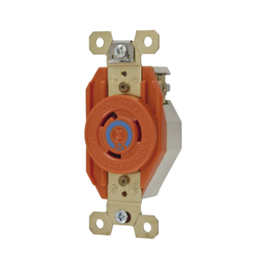 Recept?culo Sencillo de Media Vuelta / 20 A 250 V CA / 2 Polos 3 Hilos / Nema L6-20R