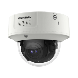 Domo IP 4 Megapixel / Lente Mot. 2.8 a 12 mm 2 / 40 mts IR EXIR / 2 Analiticos Simultaneos / DeepinView / 2 Micrófonos Integrados  / IP67 / IK10 / H.265+ / WDR 150 dB / Captura Facial / Búsqueda por Atributos / Conteo de Personas