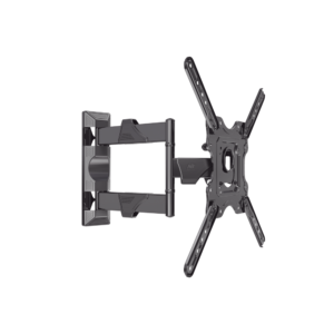 Montaje de Pared Articulado para Monitor de 32-55" / Soporta hasta 27.2 Kg / Vesa 400 x 400 / 100 x 100 / Acero / Separación a Pared de 5 cm a 40 cm