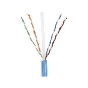 Bobina de Cable UTP 305 Metros (1000 Pies) de Cobre, PanNet, Azul, Categor?a 5e (24 AWG), PVC (CM), de 4 Pares