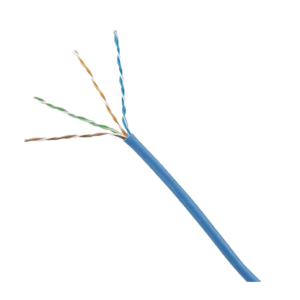 Bobina de Cable UTP 305 Metros (1000 Pies) de Cobre, TX5e, PanNet, Azul, Categor?a 5e, 24 AWG, CMP (Plenum), de 4 Pares