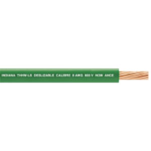Cable El?ctrico 10 AWG Color Verde, Conductor de Cobre Suave Cableado. Aislamiento de PVC, Auto-Extinguible. Bobina de 100 Metros (328.08 Pies)