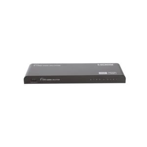 Splitter HDMI 4K de 1 Entrada a 8 Salidas (Simultaneas) | Soporta 4K×2K | Ajuste de resoluciones EDID | HDR | HDMI 2.0 |  HDCP 2.2 | Permite mezclar pantallas en 4K y 1080P