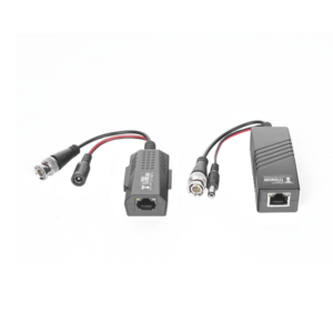 Kit de transceptores activos TURBO HD. Convierte 36/24 Vcc a 12 Vcc regulados, a través de cable  UTP Cat5e / 6. Transmision de 200 m (Revisar tabla de resoluciones )