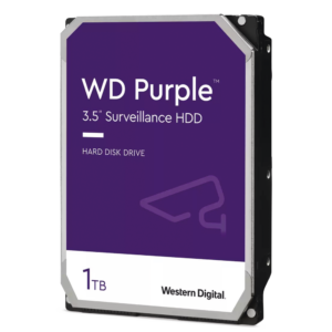 Disco Duro Purple de 1 TB / 5400 RPM / Optimizado para Soluciones de Videovigilancia / Uso 24-7 / 3 Años de Garantia