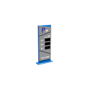 Pantalla Principal de Guía de Estacionamiento / 3 Módulos / Mensaje de Bienvenida / Uso con Aplicación de Guía de Estacionamiento
