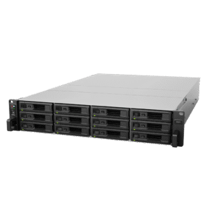Servidor de Almacenamiento Synology SA3410 | 12 Bahías | Escalable hasta 96 Bahías | 1.728 PB de Capacidad Bruta | 6.200 MB/s Lectura Secuencial | 3.000 MB/s Escritura Secuencial | 10GbE RJ-45 | PCIe 3.0.