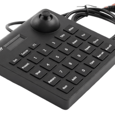Mini Teclado controlador PTZ con pantalla LCD y joystick altamente resistente
