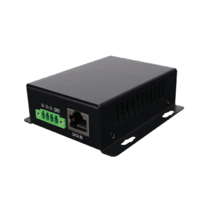 Inyector PoE Industrial / Ideal para Aplicaciones Solares / Entrada 9-32 Vcc / Salida PoE pasivo 24V / Conexión plug and play / Ideales para Enlaces Inalámbricos (Ubiquiti, Cambium, Mimosa, MikroTik)