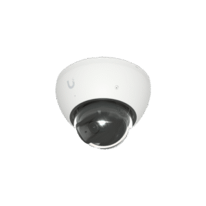 Cámara UniFi Protect G5 AI Dome Blanco, Para Interior o Exterior, 4K (8MPX), Ángulo 109.9°. Visión Nocturna IR Hasta 40m, Detecciones Inteligentes de Rostros y Placas, Audio Bidireccional, Protección IP66, Anti-Vandalismo