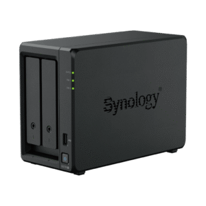 NAS Synology DiskStation DS725+ | 2 Bahías | Expandible hasta 7 Unidades | 2 Ranuras M.2 NVMe | Puerto 2.5GbE | Rendimiento 276 MB/s Lectura y 224 MB/s Escritura | Compatible con Unidad de Expansión DX525.