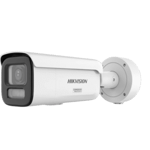 [Dual Light + ColorVu 3.0 + HikAI] Bala IP 4 Megapixel / Lente Mot. 2.8 a 12 mm / 60 mts IR + Luz Blanca / Exterior IP67 / WDR 130 dB / ACUSENSE 3.0 / Microfono Integrado / Metal / NEMA 4X / ACUSEEK