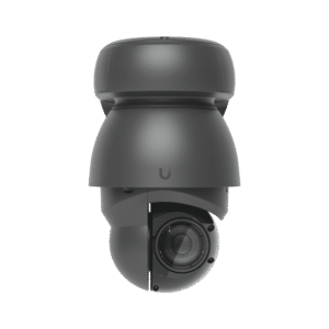 Cámara UniFi Protect PTZ AI Industrial Color Negro, 4K (8MPX), Zoom Óptico 22x, Visión Nocturna IR 100 m, Reconocimiento Facial y Placas, Protección IP66, Movimiento 360°, PoE++