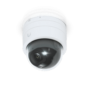 Cámara IP UniFi G5 Domo Ultra, de bajo perfil para interior, 2K (4MPX), ángulo amplio 102.4°, visión nocturna IR hasta 20 mts, detección de eventos, para pared o techo