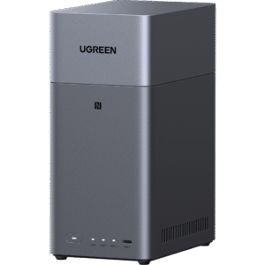 NAS UGREEN NASync DH2300 / Procesador RK3576 / 4GB / 32GB eMMC / 2 Bahías SATA / JBOD-Basic-RAID 0-RAID 1 / Puerto HDMI 4K / 1 GbE / USB 3.2 Gen 1 Type-C / Detección NFC