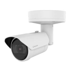 Camara Bullet IP IA 8MP / Zoom Varifocal Motorizado 4.4-9.3mm (2.1x) / Inteligencia Artificial Persona-Vehiculo-Placa / WDR 120dB / IP67 IK10 / WiseIR 40m / PoE