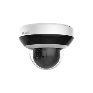 Mini PTZ IP 4 Megapixel / 4X Zoom / Audio Bidireccional / H.265+ / 20 mts IR EXIR / WDR 120 dB / PoE / IK10 / IP66 / Ultra Baja Iluminación / Micrófono Integrado / Micro SD