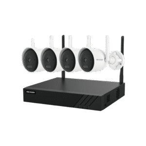 Kit IP Inalámbrico 1080p / NVR 4 Canales / 4 Cámaras Bala para Exterior / 1 HDD de 1 TB / Modo Repetidor