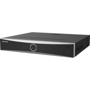 [Acusearch] NVR 12 Megapixel (4K) / 16 canales IP / 16 Puertos PoE+ / AcuSense (Evita Falsas Alarmas) / Reconocimiento Facial / 4 Bahías de Disco Duro / Switch PoE 300 mts  / HDMI en 4K / Alarmas I/O