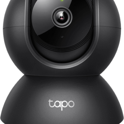 Cámara de Seguridad Interior Wi-Fi 360°, 1080p Full HD, Visión Nocturna 12 m, Detección IA Personas y Llanto de Bebé, Audio Bidireccional, Compatible Alexa y Google Home, Almacenamiento microSD 512 GB