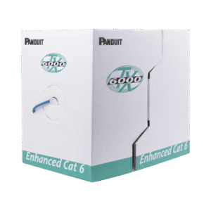 Bobina de Cable UTP 305 Metros (1000 Pies) de Cobre, TX6000™ PanNet, Reelex, Azul, Categoría 6 Mejorado (23 AWG), PVC (CMR, Riser), de 4 Pares