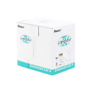 Bobina de Cable UTP 305 Metros (1000 Pies) de Cobre, TX6000? PanNet, Reelex, Blanco, Categor?a 6 Mejorado (23 AWG), PVC (CM), de 4 Pares