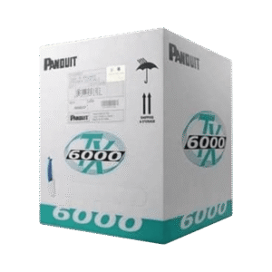 Bobina de Cable UTP 305 Metros (1000 Pies) de Cobre, TX6000™ PanNet, Reelex, Blanco, Categoría 6 Mejorado (23 AWG), PVC (CMR, Riser), de 4 Pares